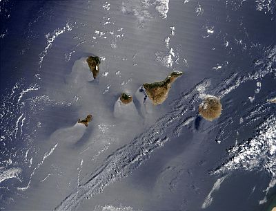 Canary Islands from space