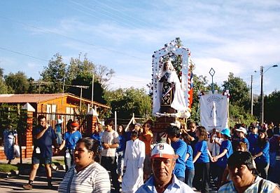 Virgen del Carmen procession